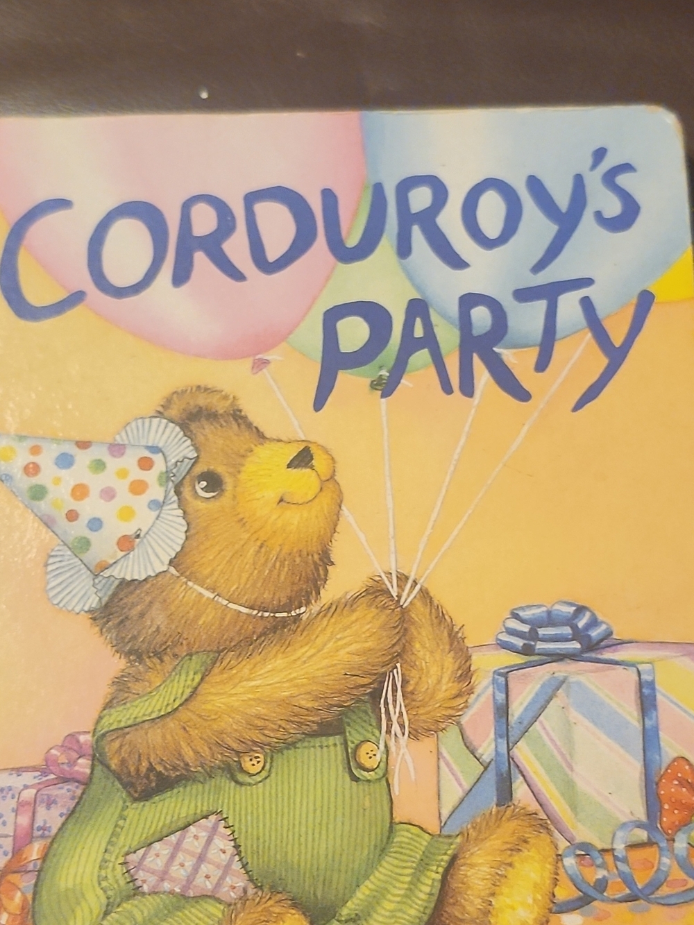 's Party Children's Book - Yellow Cover